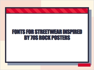 Stoner-Rock Poster Fonts for Streetwear Designs